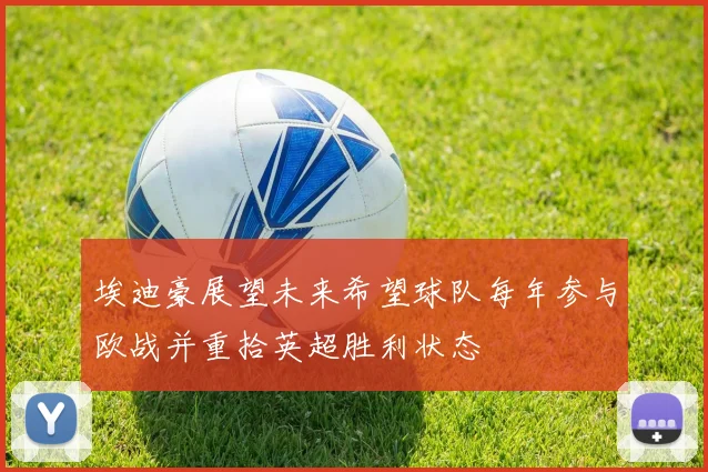 埃迪豪展望未来希望球队每年参与欧战并重拾英超胜利状态